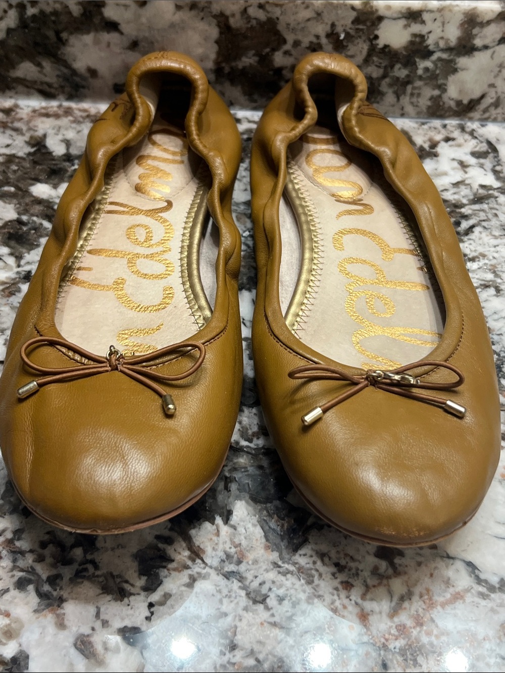 Sam Edelman Women’s Ballet Flats in Mustard
